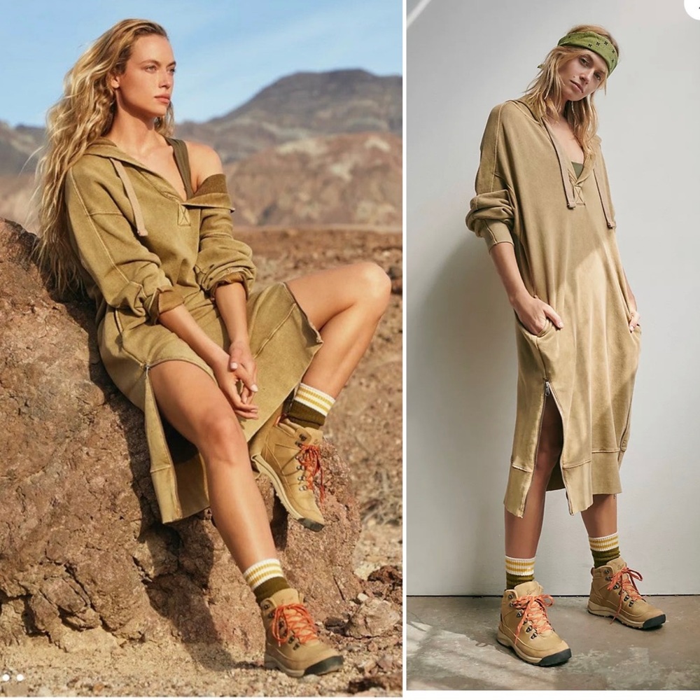 Free People Spur Of The Moment Hoodie Dress